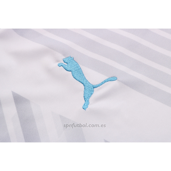 Chandal del Olympique Marsella Manga Corta 2022-2023 Gris